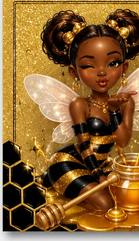 Beelicious Charm House mascot